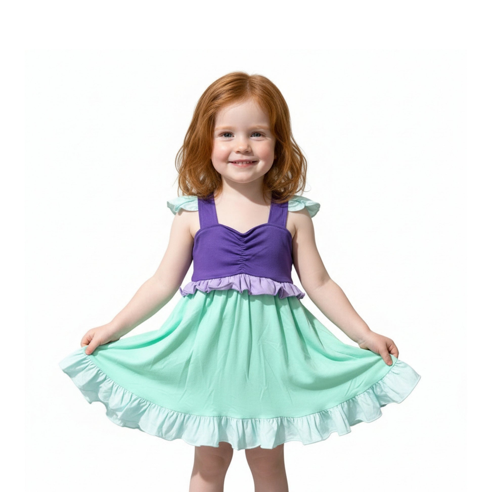 Mermaid Princess Dress Casual Comfortable Costume for Girls – Princess Twirl