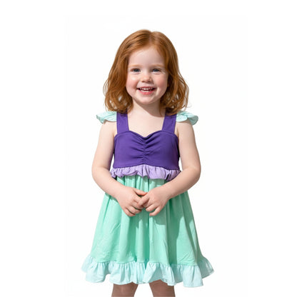 Ariel Princess Dress Casual Comfortable for Girls