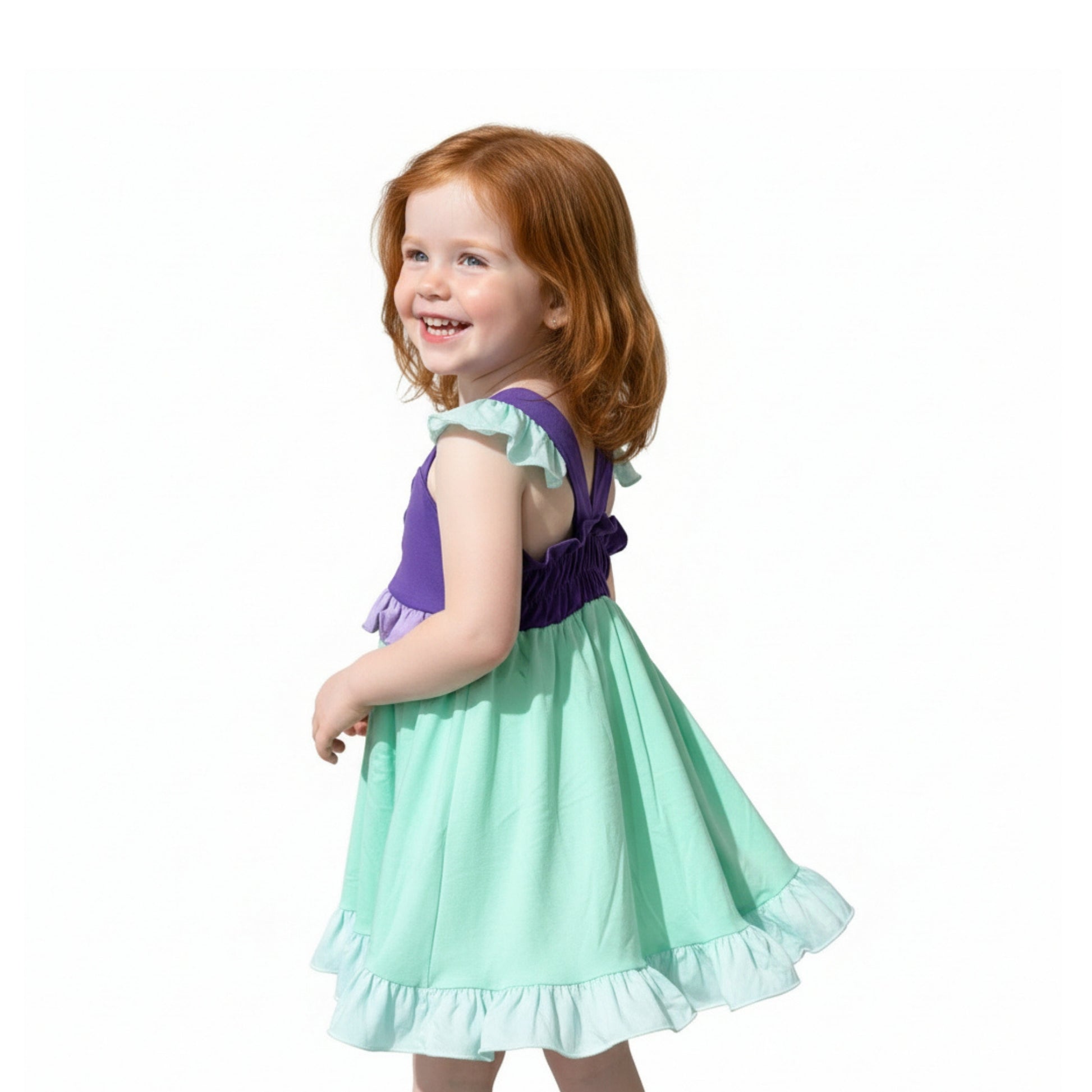 Ariel Princess Dress Casual Comfortable for Girls Princess Twirl Ariel Princess Dress Casual Comfortable for Girls Princess Twirl