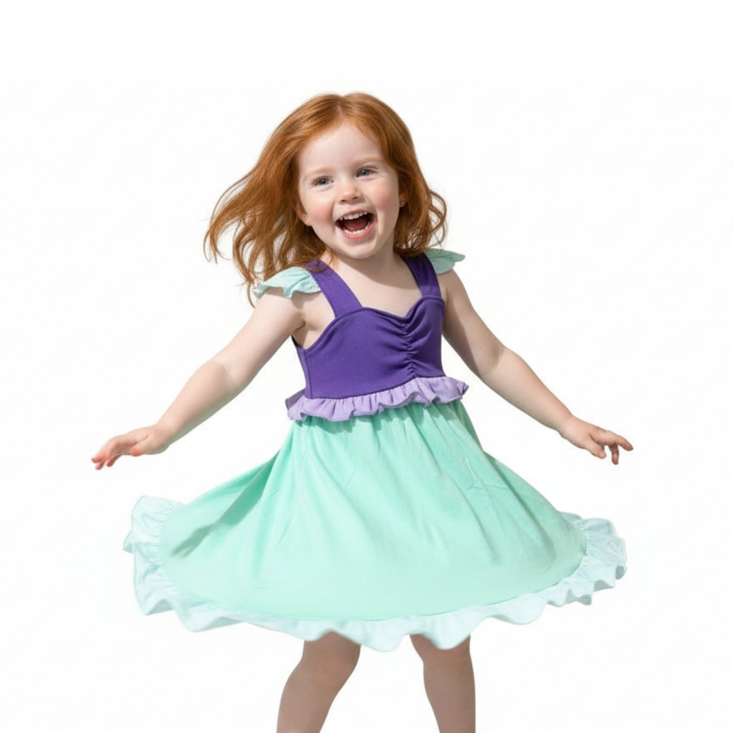 Ariel Princess Dress Casual Comfortable for Girls Princess Twirl Ariel Princess Dress Casual Comfortable for Girls Princess Twirl