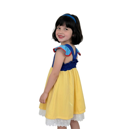 Snow White Cosplay for Kids Casual Dress