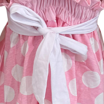 Minnie Mouse Pink Dress for Kids Casual Cosplay