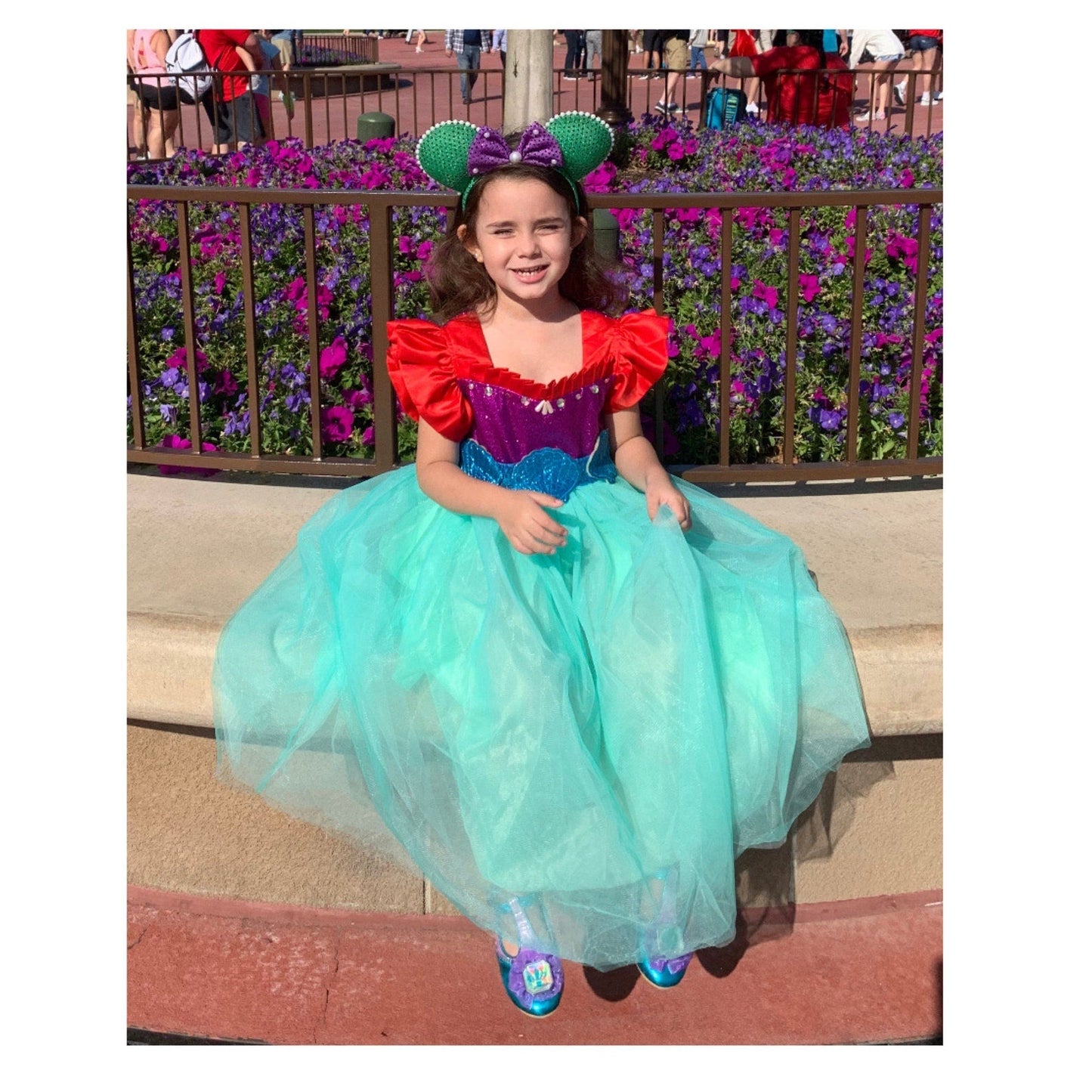 Dive into adventure with Ariel’s little mermaid Disney-Inspired dress