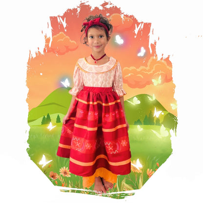 dolores dress to impress kids and toddlers. encanto dress up