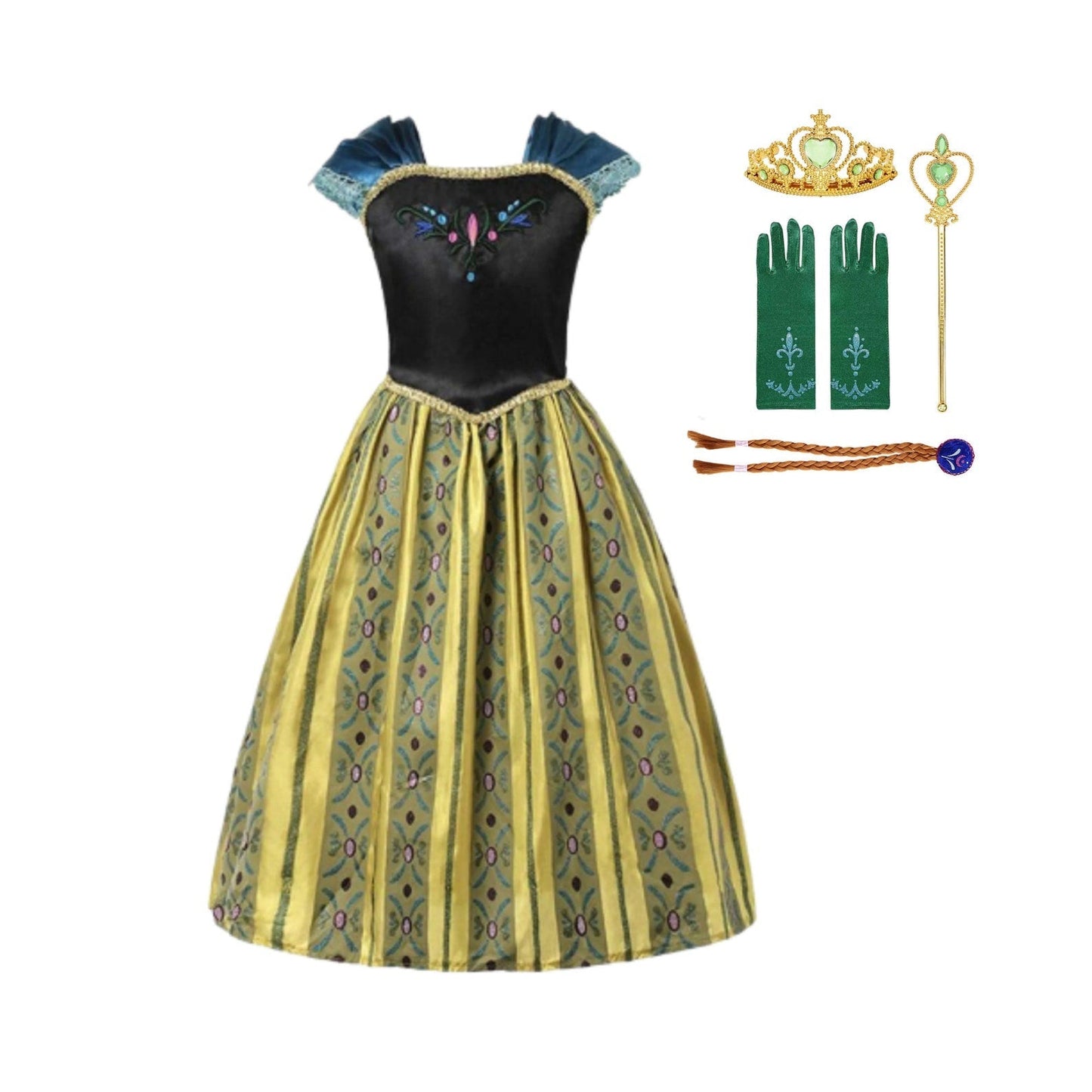 Dress like Royalty with Anna's Coronation Frozen Dress and Accessories