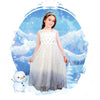 elsa white dress for girls, kids and toddlers