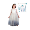Elsa Frozen 2 Girls stylish Birthday Dress and Gift Set Dress+Accessories