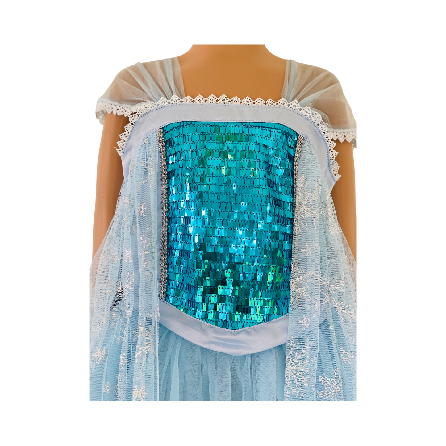 Elsa Gift Set with Accessories: Frozen Dress, Birthday Dress, and Costume for Your Little Ice Queen