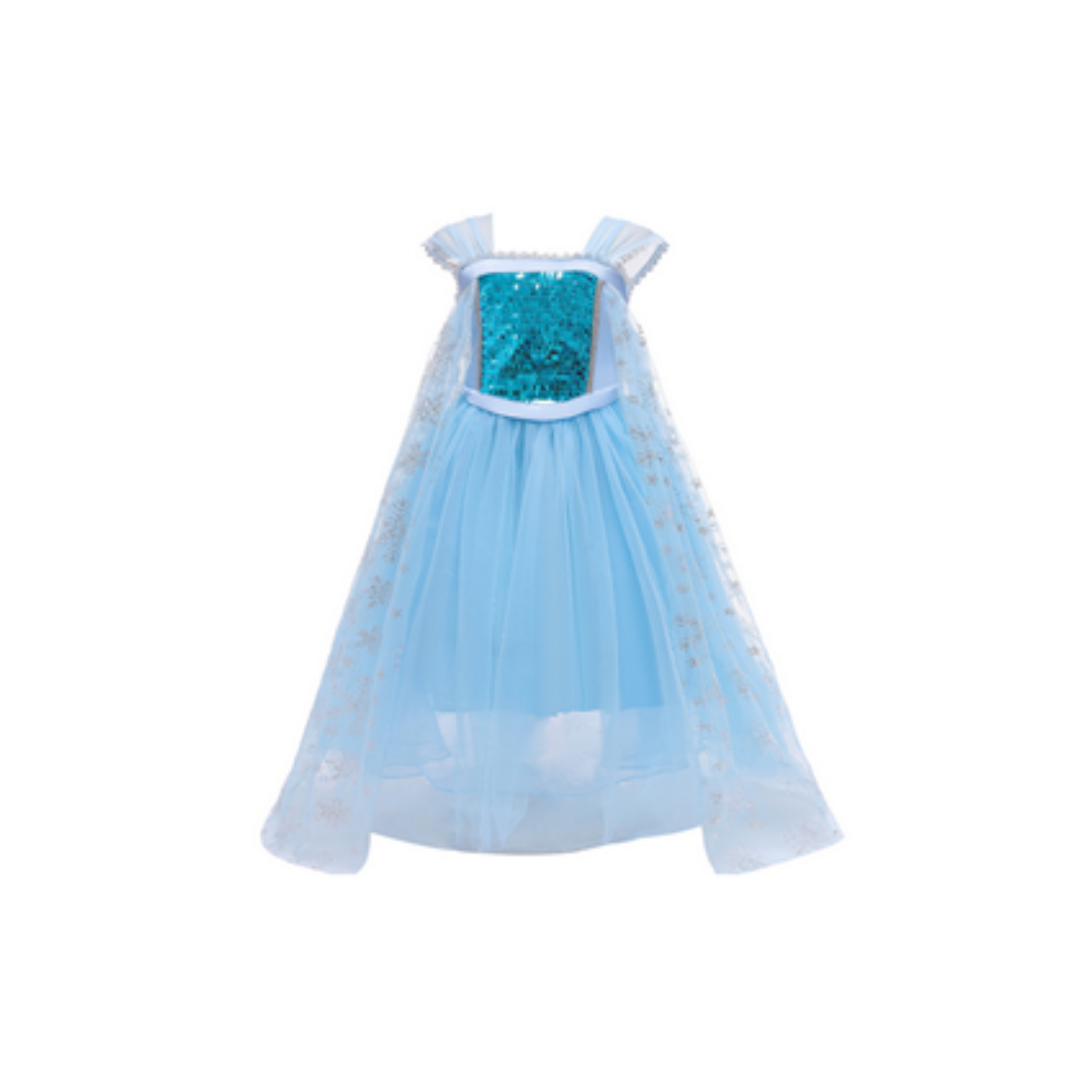 Elsa Gift Set with Accessories: Frozen Dress, Birthday Dress, and Costume for Your Little Ice Queen Dress Only