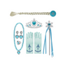 Elsa Gift Set with Accessories: Frozen Dress, Birthday Dress, and Costume for Your Little Ice Queen