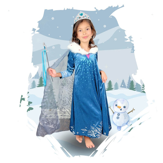 Disney-Inspired Frozen Elsa Dress and Olaf Adventure Costume