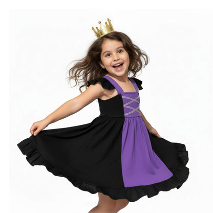 Evil Queen Costume Dress for Girls