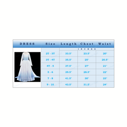 Frozen 2 Elsa Costume: The Perfect Elsa Dress for Birthdays and Halloween LS