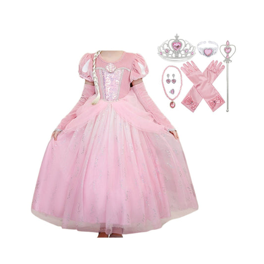 Little Mermaid - Pink Ariel Birthday Dress plus Accessories, a Disney-Inspired design