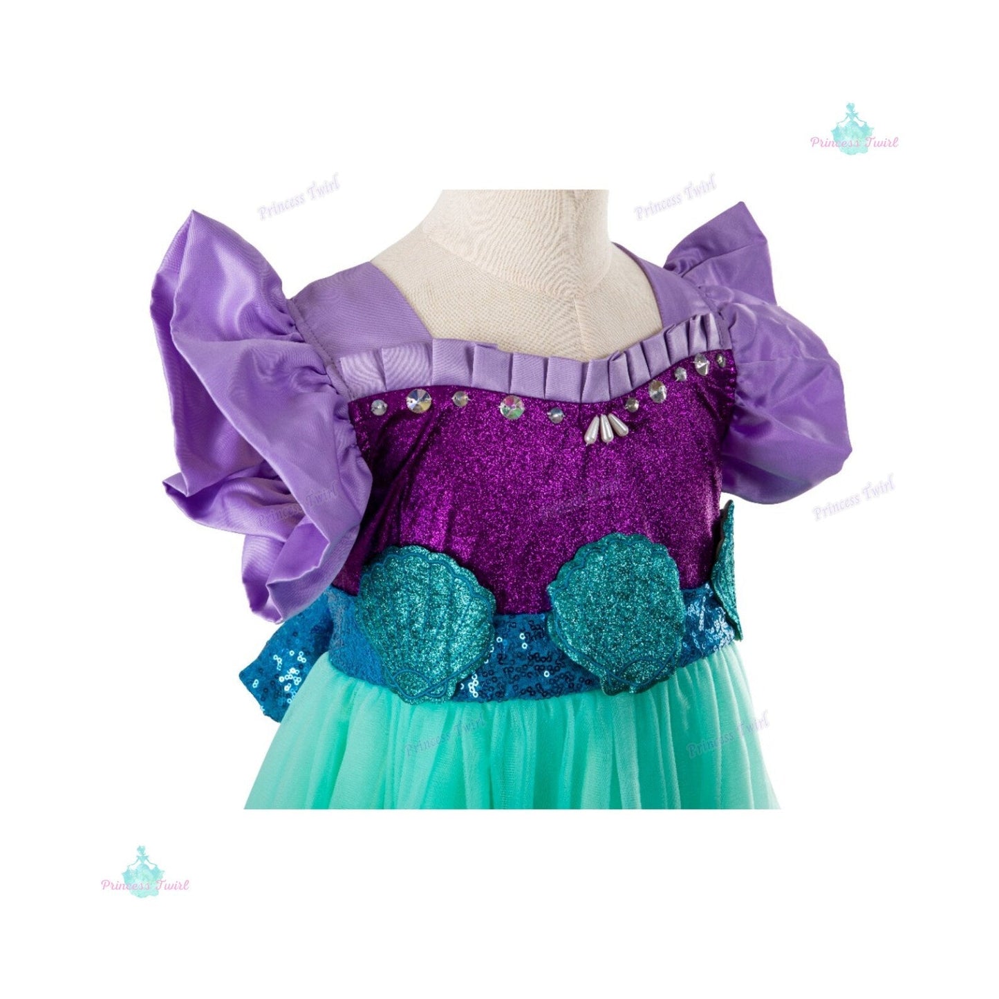 New Unique Style Little Mermaid Princess Dress Inspired by Disney's Ariel