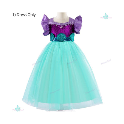 New Unique Style Little Mermaid Princess Dress Inspired by Disney's Ariel Dress Only