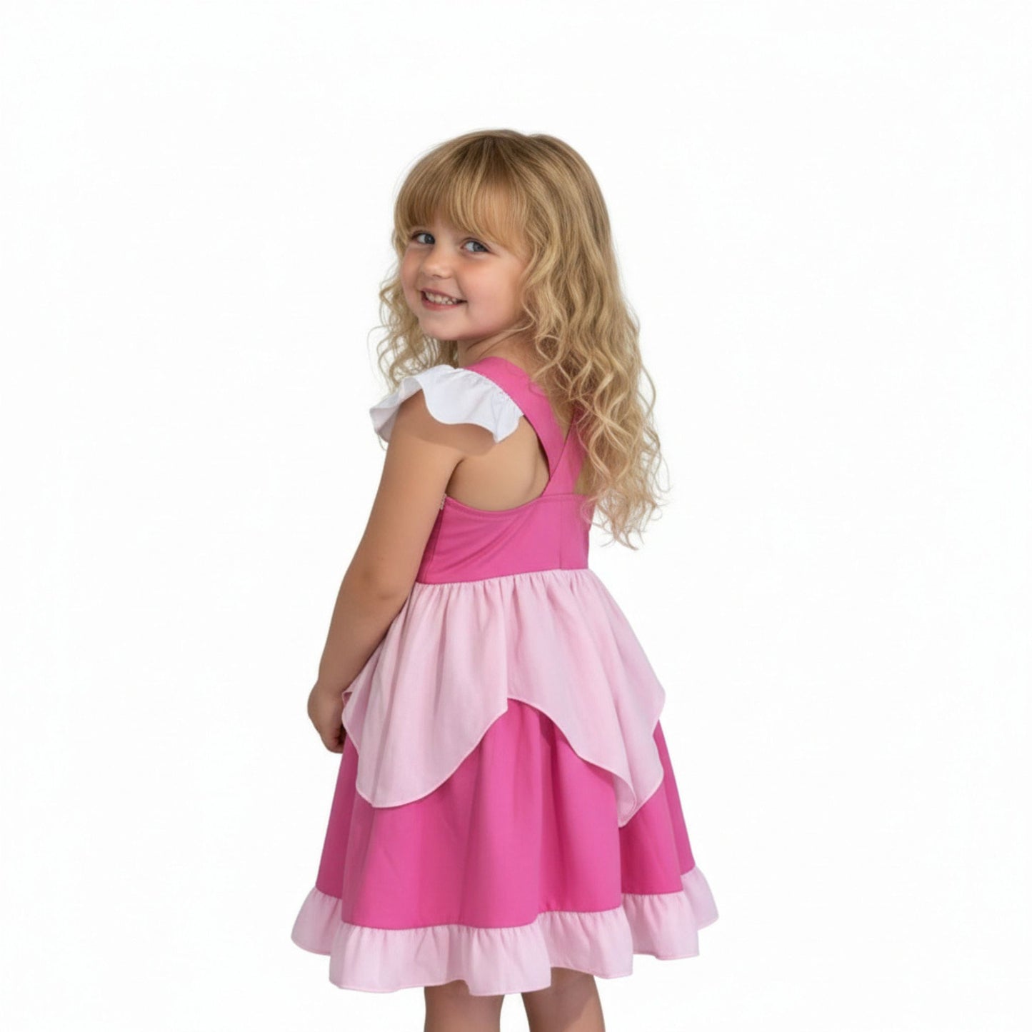 Aurora Pink Sleeping Beauty Disney Bounding Dress for Girls