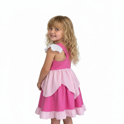 Aurora Pink Sleeping Beauty Disney Bounding Dress for Girls
