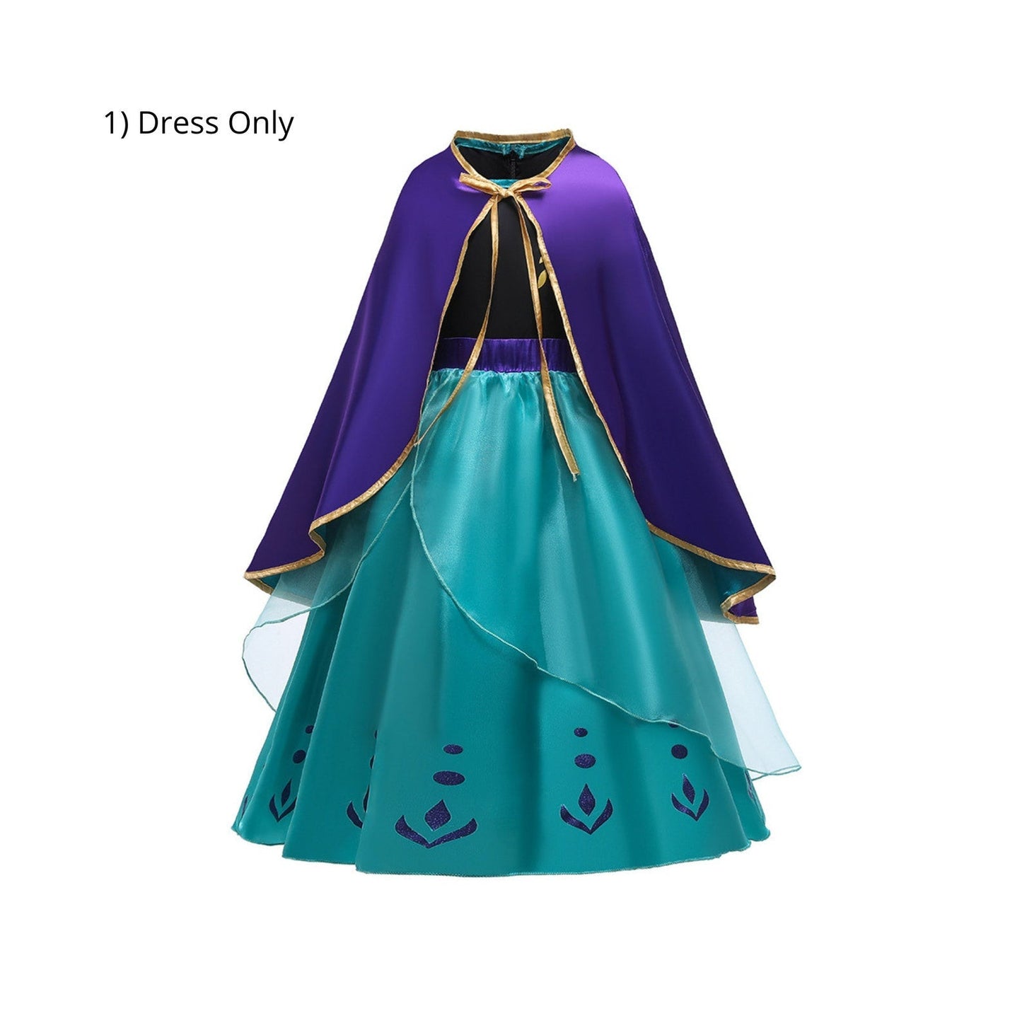 Princess Anna’s Frozen 2 queen dress with accessories Dress Only