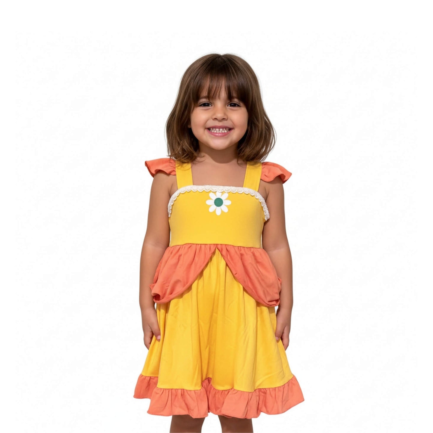Princess Daisy Cosplay for Kids