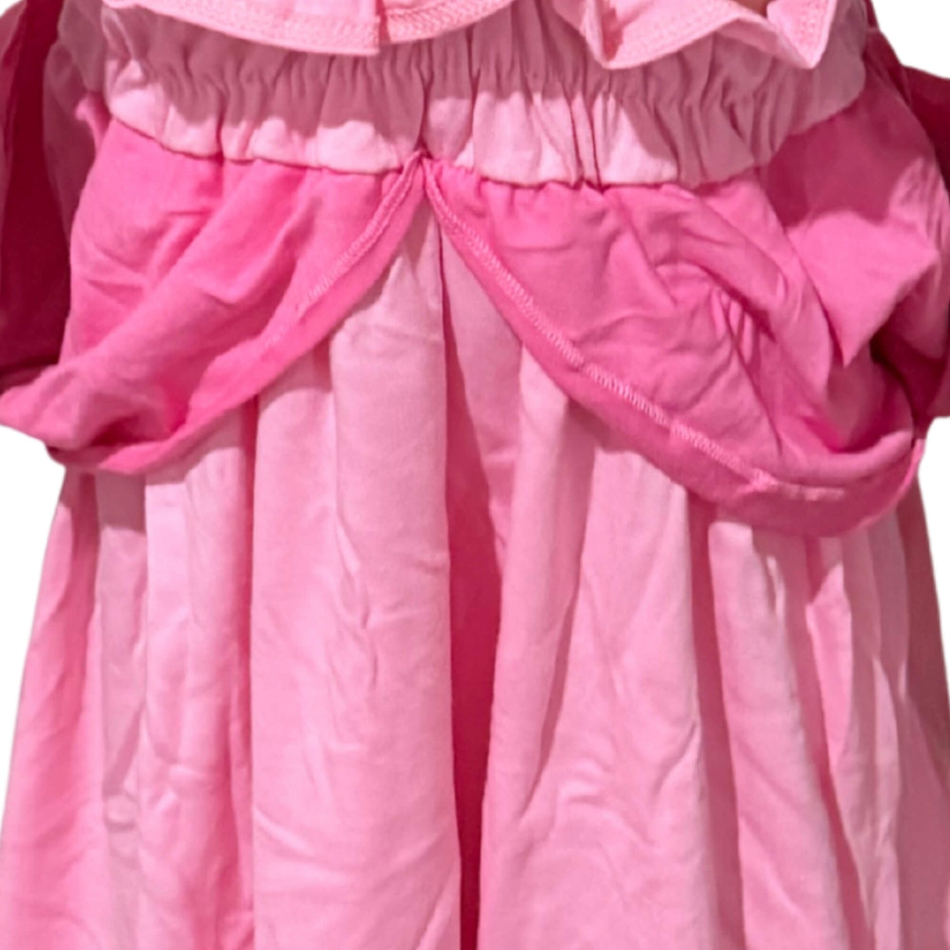 princess peach light up dress Light up Game Role Play Peach Princess Costume Girl Carnival Party Dress with LED Light Child Festival Halloween Vestidos