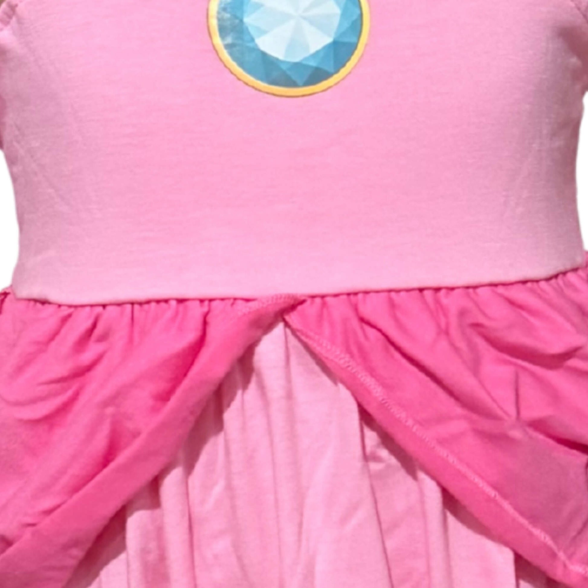 princess peach girl dress Mushroom Kingdom Princess Peach Dress Up Costume