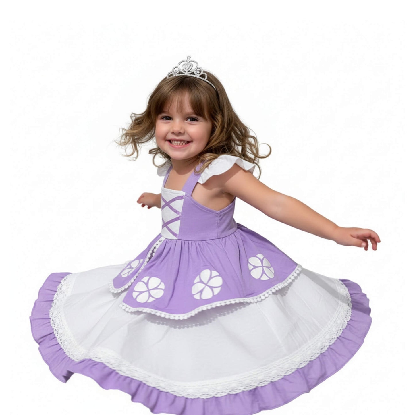 Sofia the First Purple Kids Dress Everyday Costume