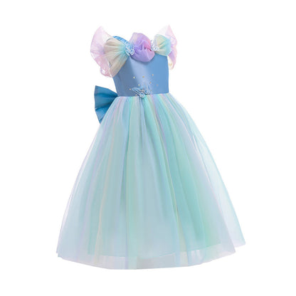 Rainbow Butterfly Cinderella Princess Dress and Accessories