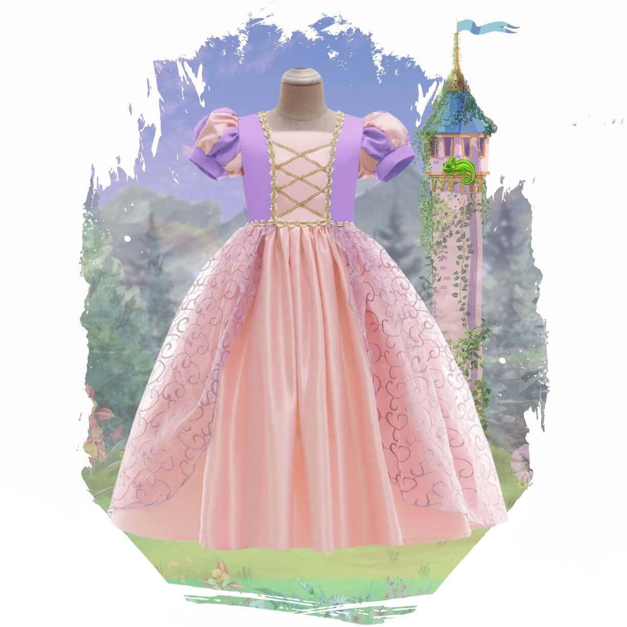 Unleash the Magic with Our Enchanted Rapunzel Dress Princess Twirl