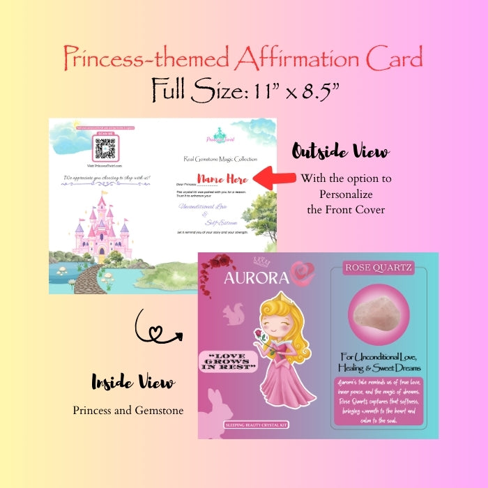 Princess Aurora Sleeping Beauty Crystal Kit - Rose Quartz