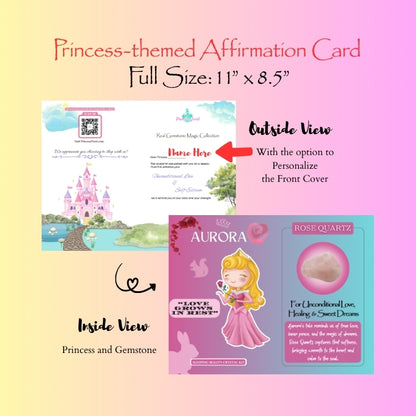 Princess Aurora Sleeping Beauty Crystal Kit - Rose Quartz