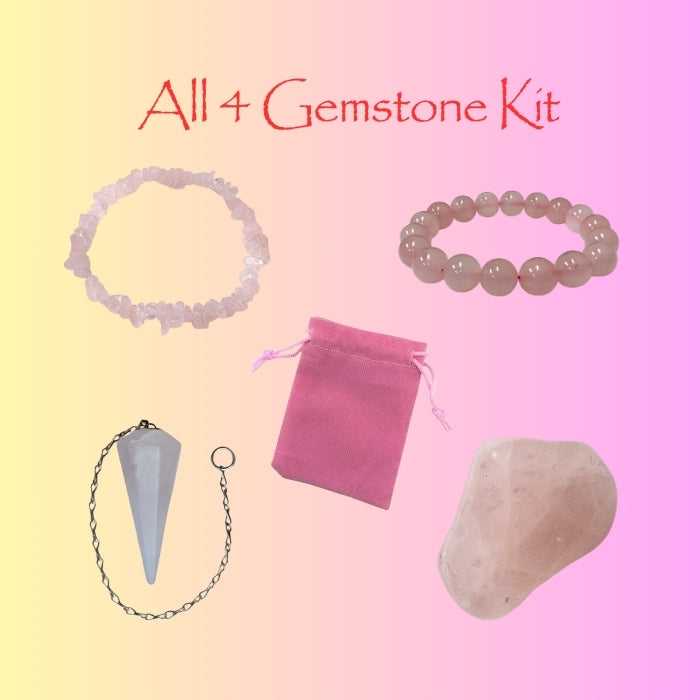 Princess Aurora Sleeping Beauty Crystal Kit - Rose Quartz