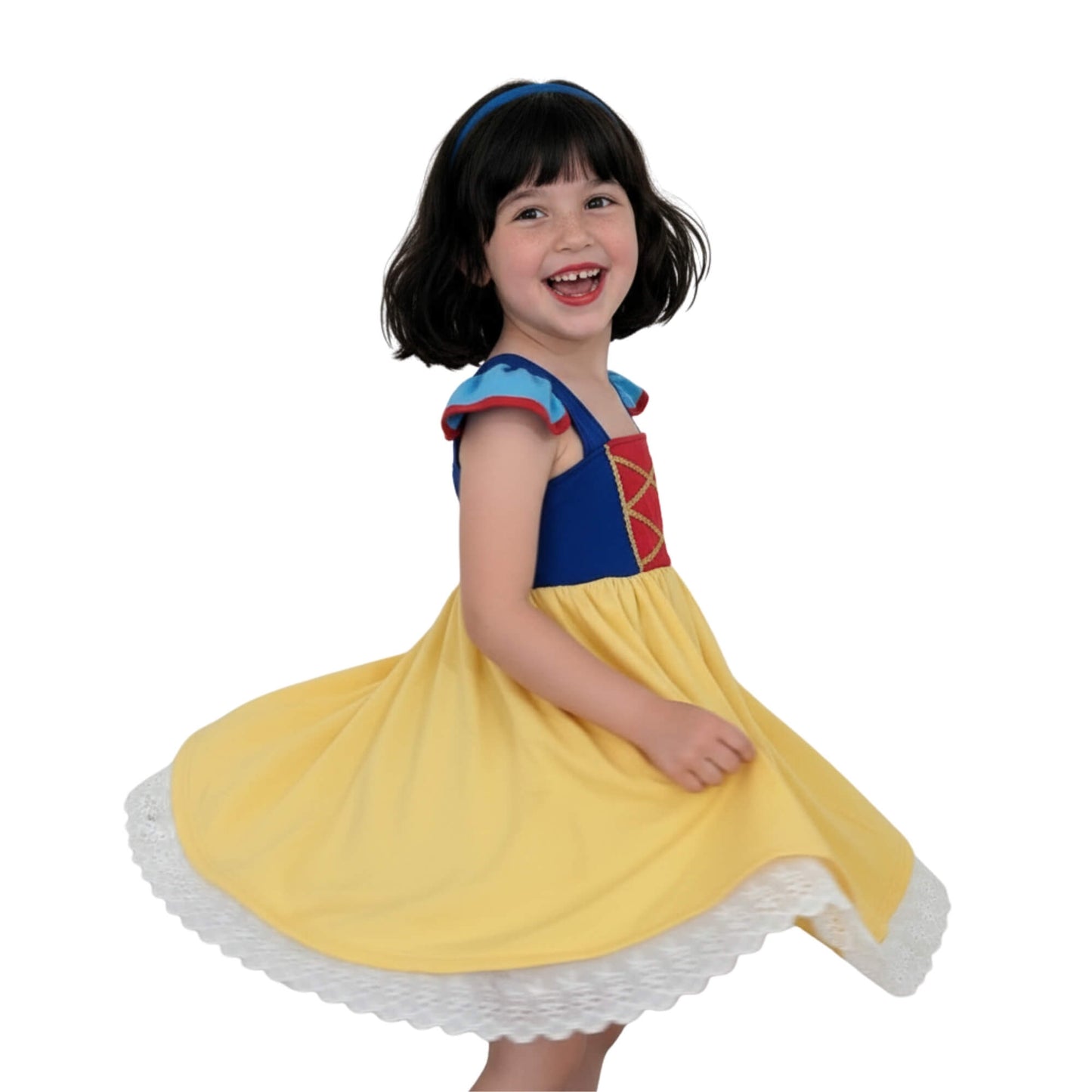 Snow White Cosplay for Kids Casual Dress