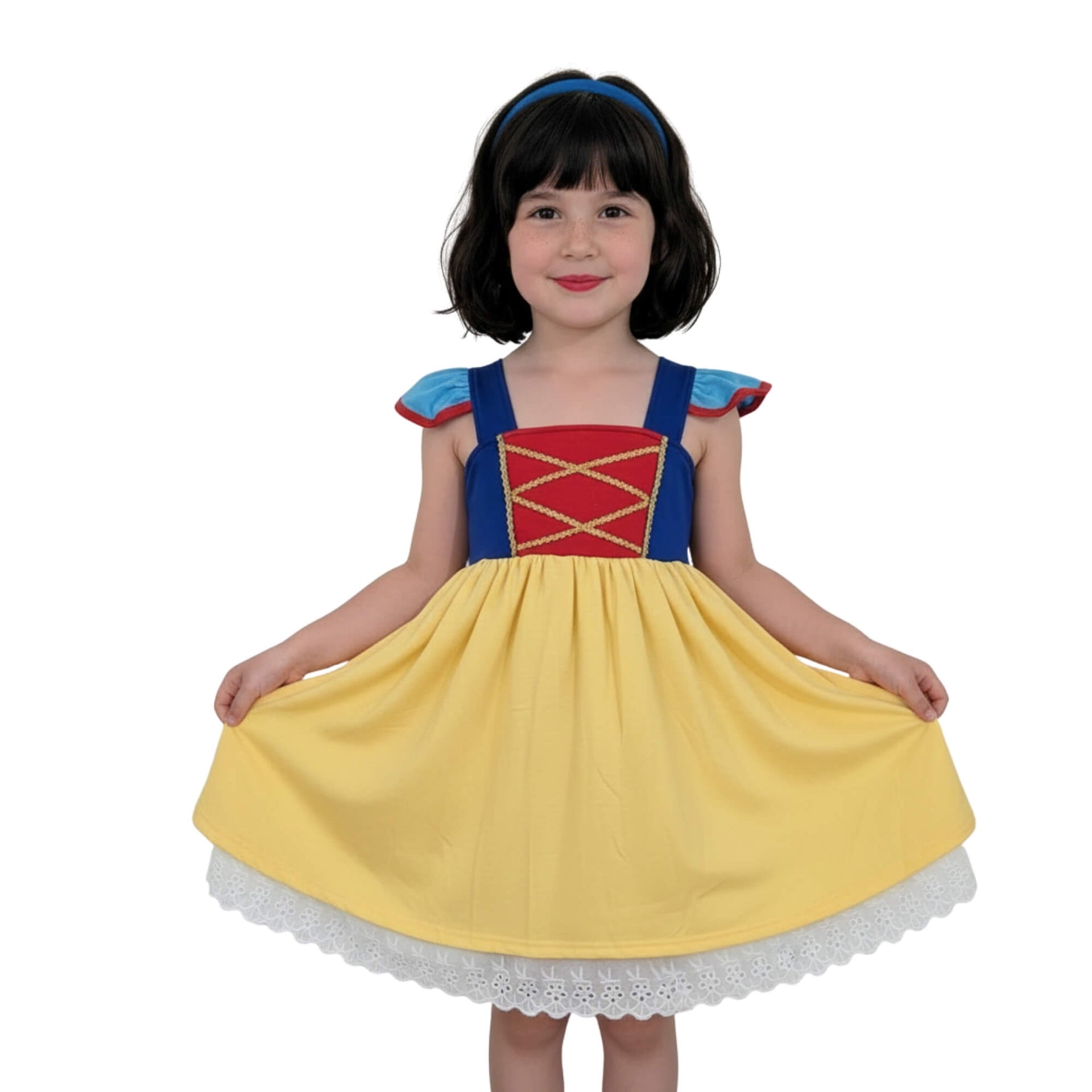 snow white gold dress Custom-made Snow White Dress, Princess Snow White Cosplay Costume DS15 –  CoserZ main image 0