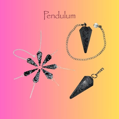 Princess Snow White' Shimmering Snow Gemstone Kit - Snowflake Obsidian