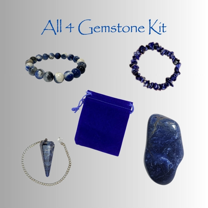 Princess Elsa's Ice Healing Gemstone Kit - Sodalite