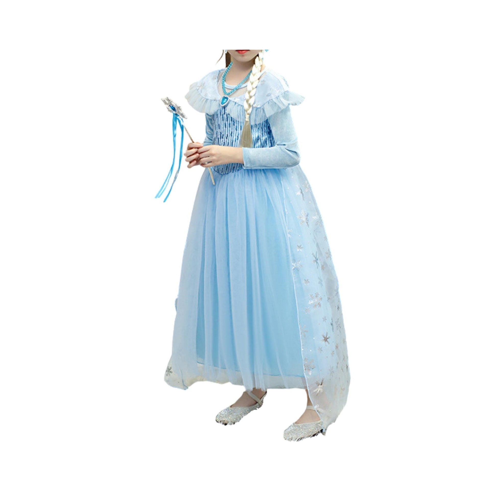 The Ultimate Elsa Dress Gift Set for a Frozen Princess's Birthday or Halloween!