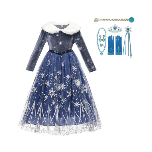 The Ultimate Frozen Gift Set: Elsa Luxury Dress and Accessories Dress + Accessories