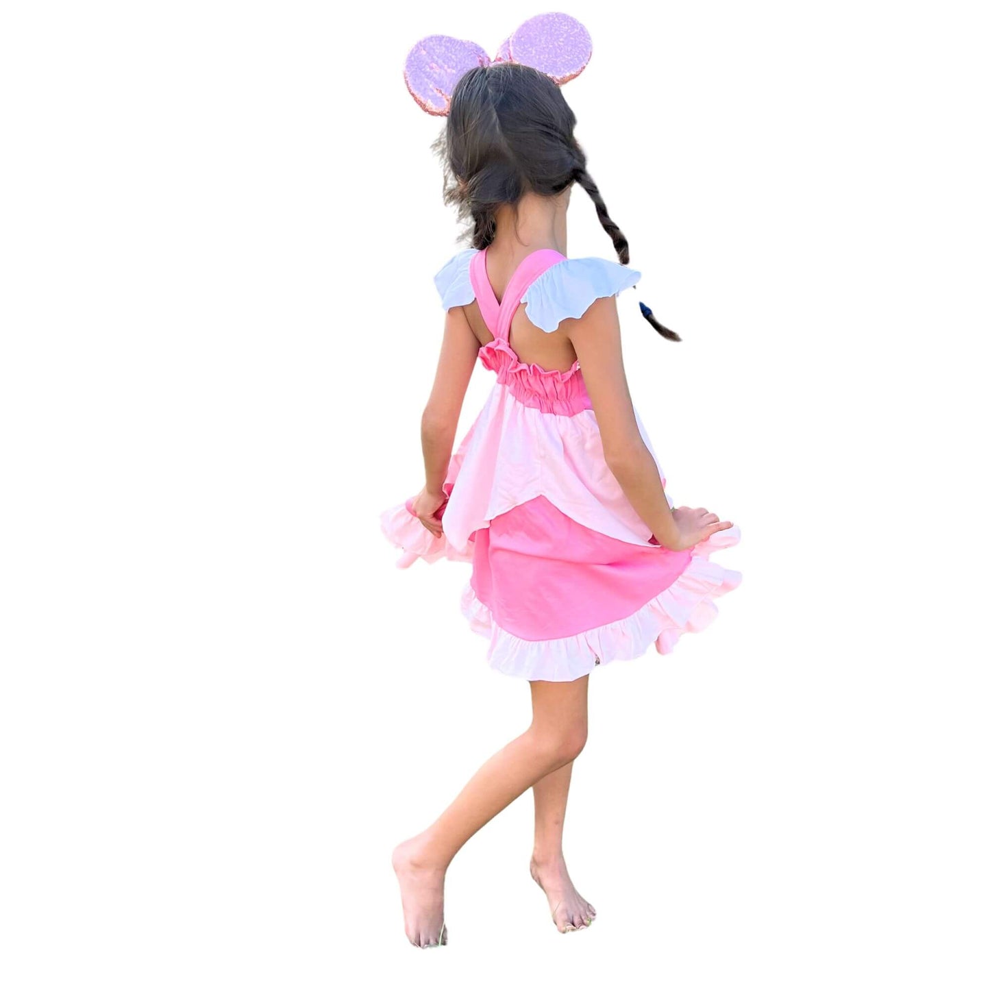 Aurora Pink Sleeping Beauty Disney Bounding Dress for Girls