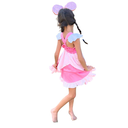 Aurora Pink Sleeping Beauty Disney Bounding Dress for Girls