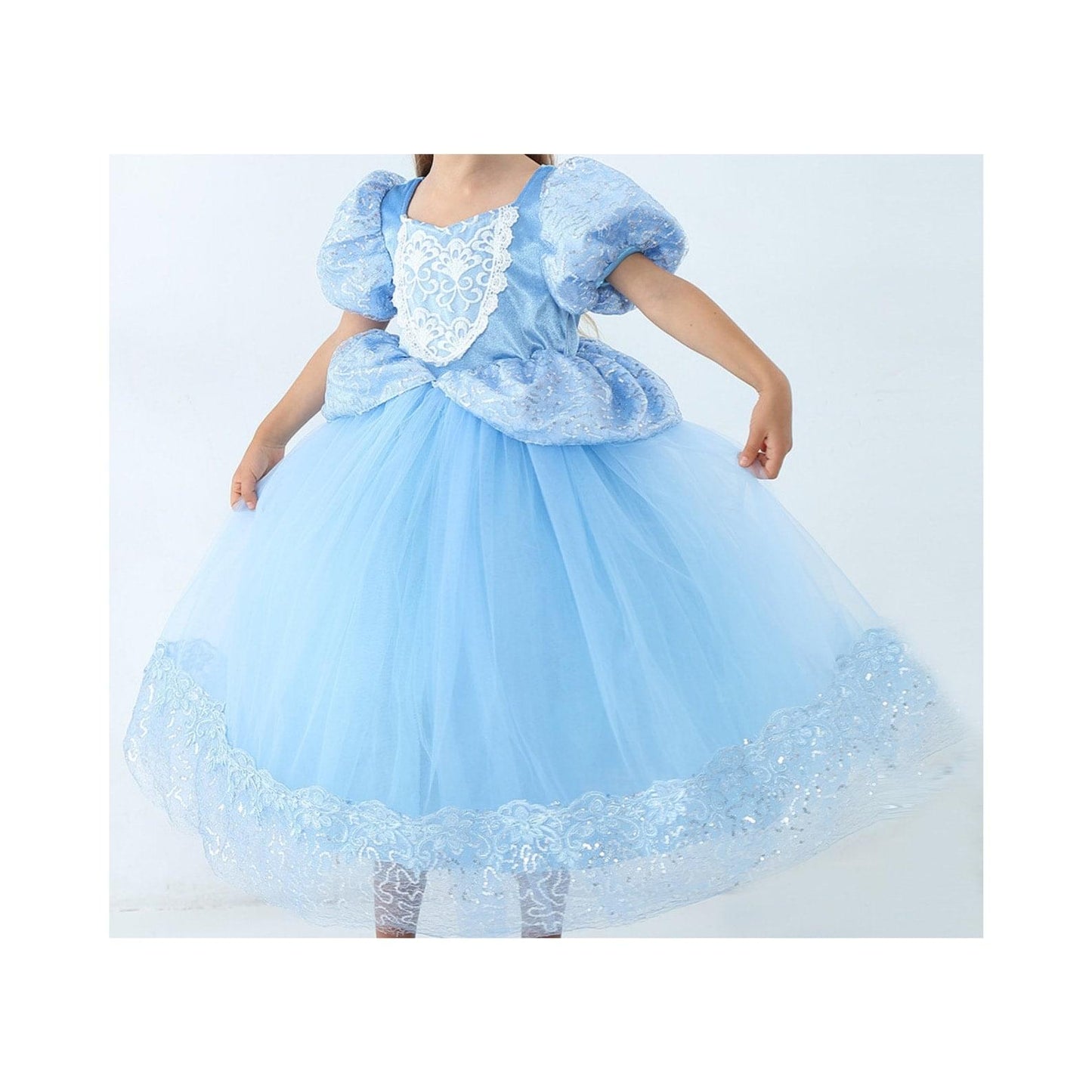 Cinderella-Inspired Princess Dress for Girls' Birthdays and La Cenicienta Celebrations