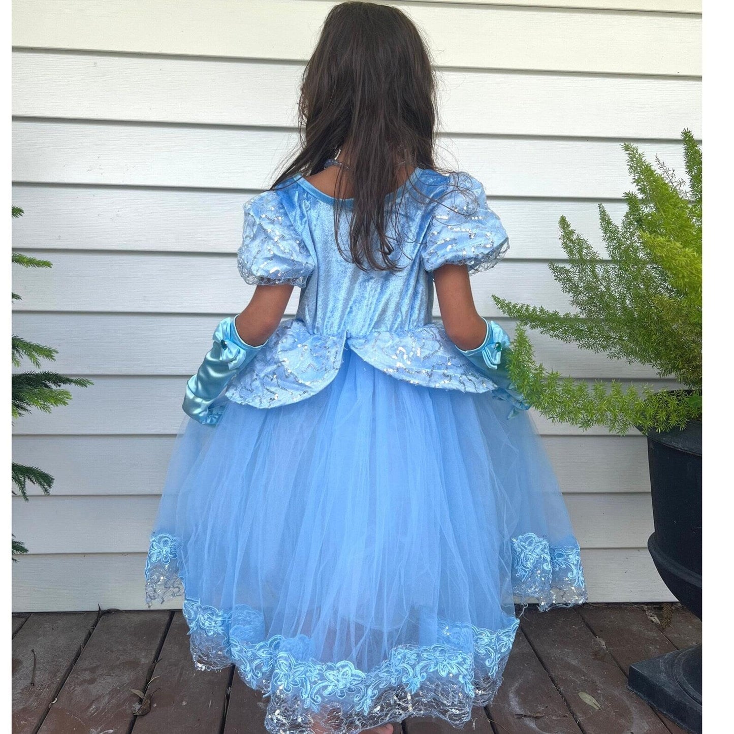 Cinderella-Inspired Princess Dress for Girls' Birthdays and La Cenicienta Celebrations