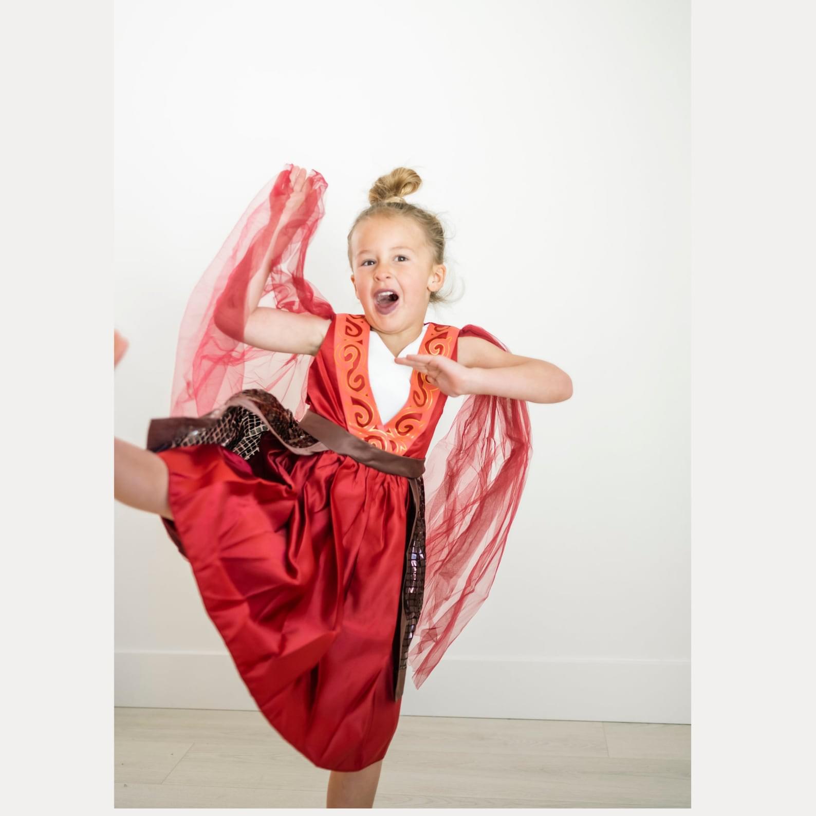 Be a Warrior Princess with a Mulan Deluxe Dress and Costume