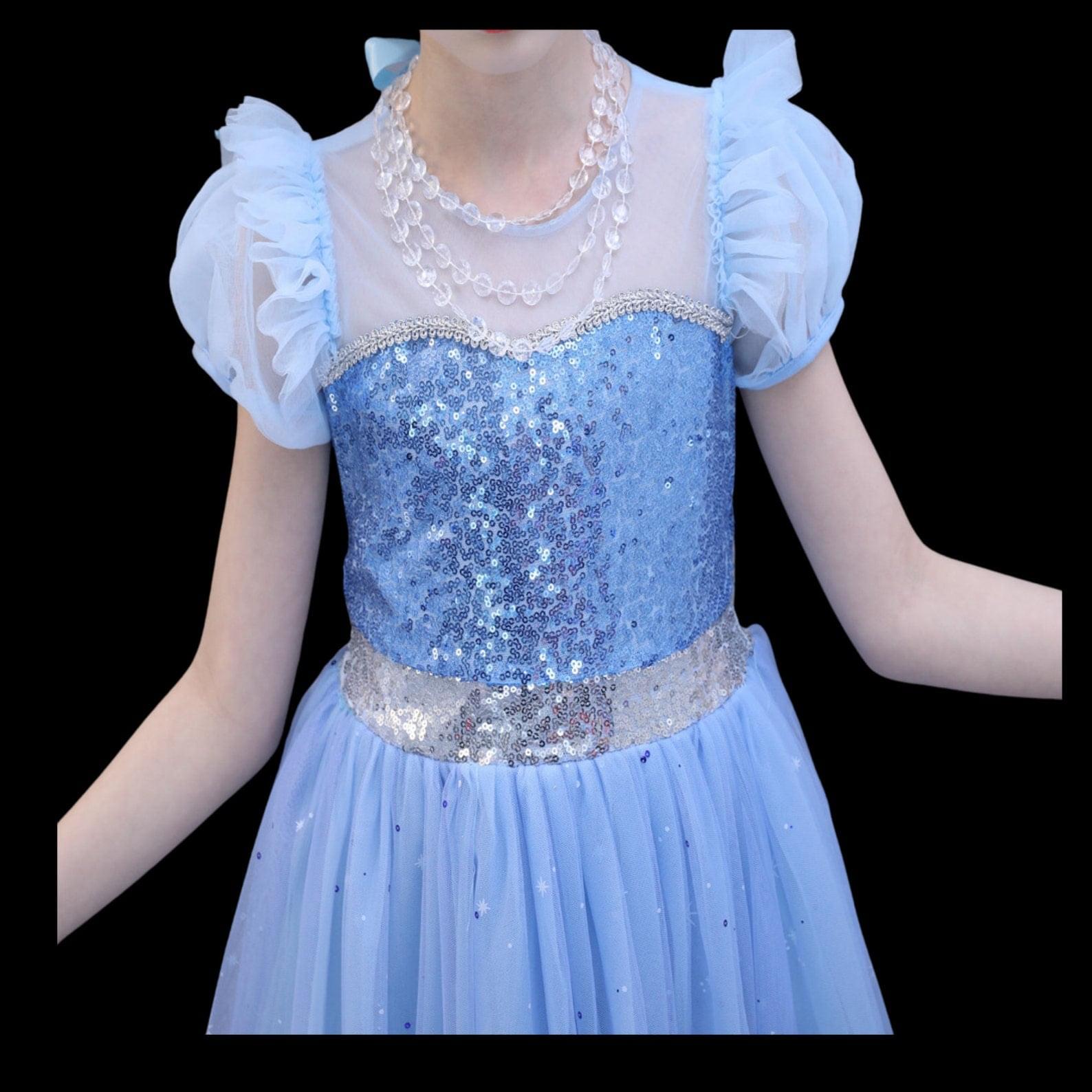 Deluxe Elsa Dress and Costume: Perfect for Frozen-Themed Occasions