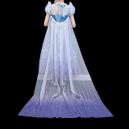 Deluxe Elsa Dress and Costume: Perfect for Frozen-Themed Occasions