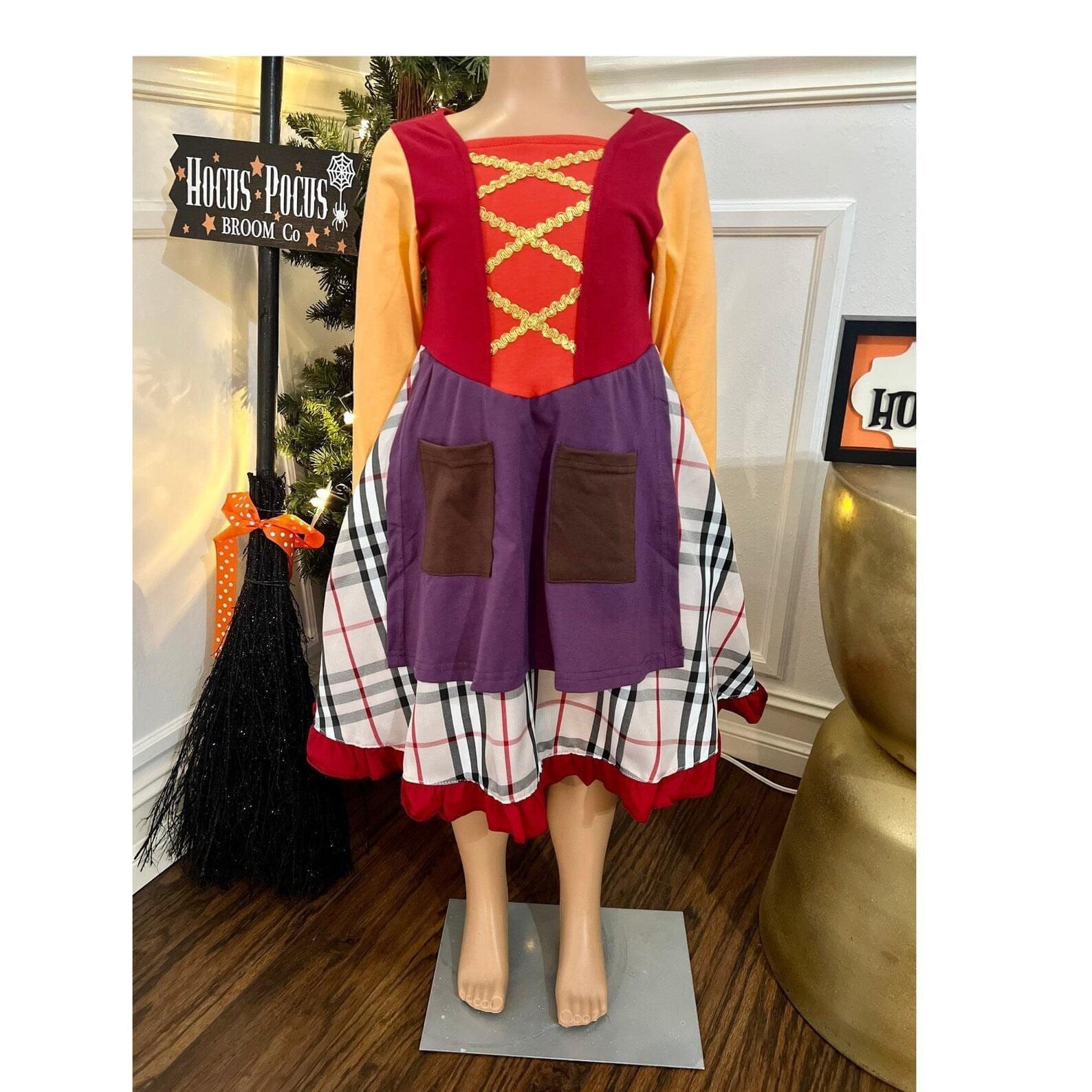 Cast a Spell with Mary's Enchanted Hocus Pocus Witch Dress - Perfect for Any Occasion!