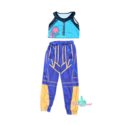 Kpop ONHAND Limited Stock Kpop Demon Hunters Printed Costume Outfit for Girls Rumi Mira Zoey Inspired Cosplay