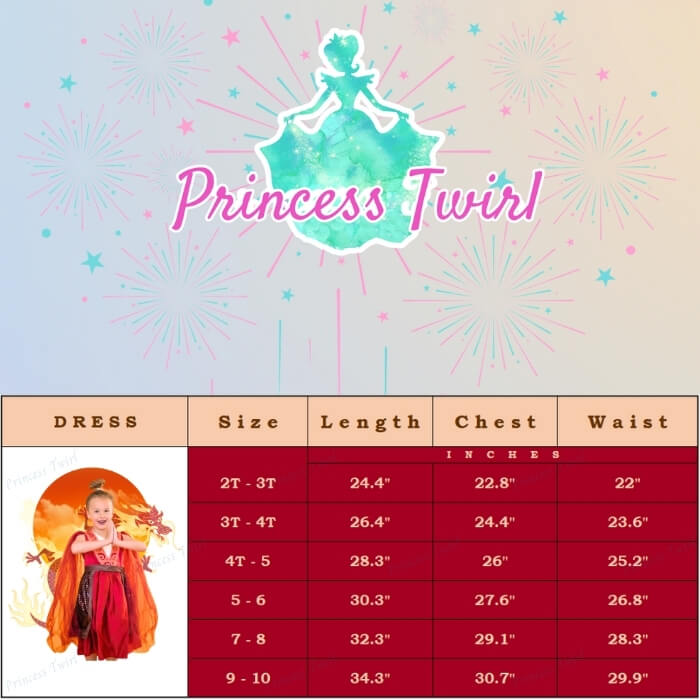 mulan dress for kids girls age 2 3 4 5 6 7 8 9 10