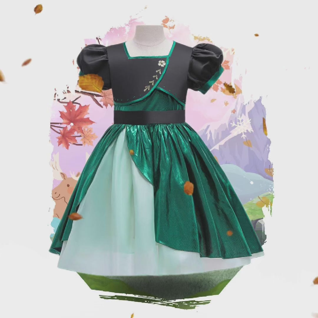 anna frozen 2 dress for girls