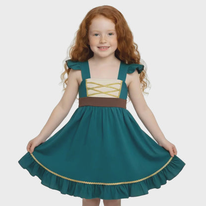 merida princess dress Merida Brave Princess Dress for Kids Everyday Costume – Princess Twirl